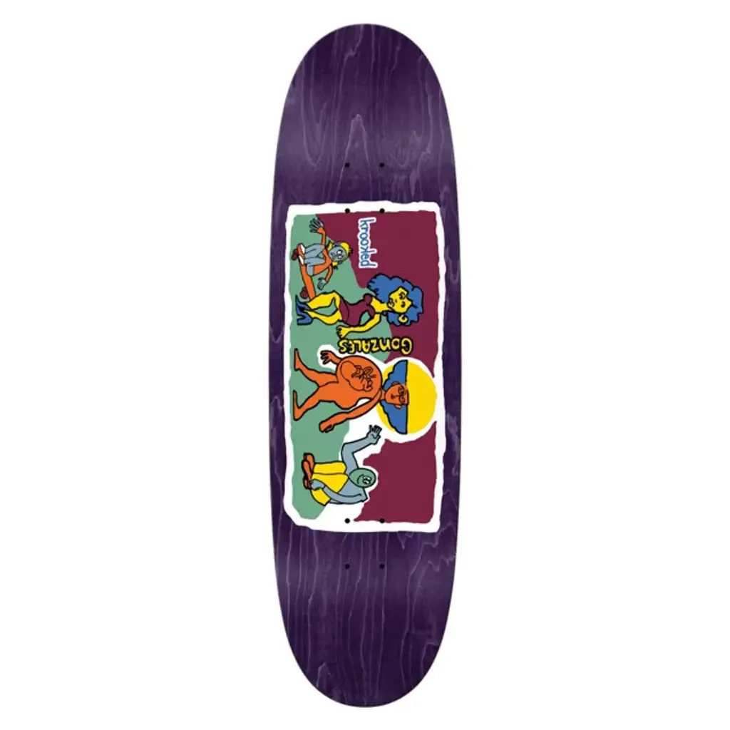 Krooked Gonz Stroll Skateboard Deck Assorted