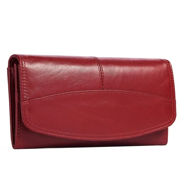 Laure Women's Leather Clutch Wallet