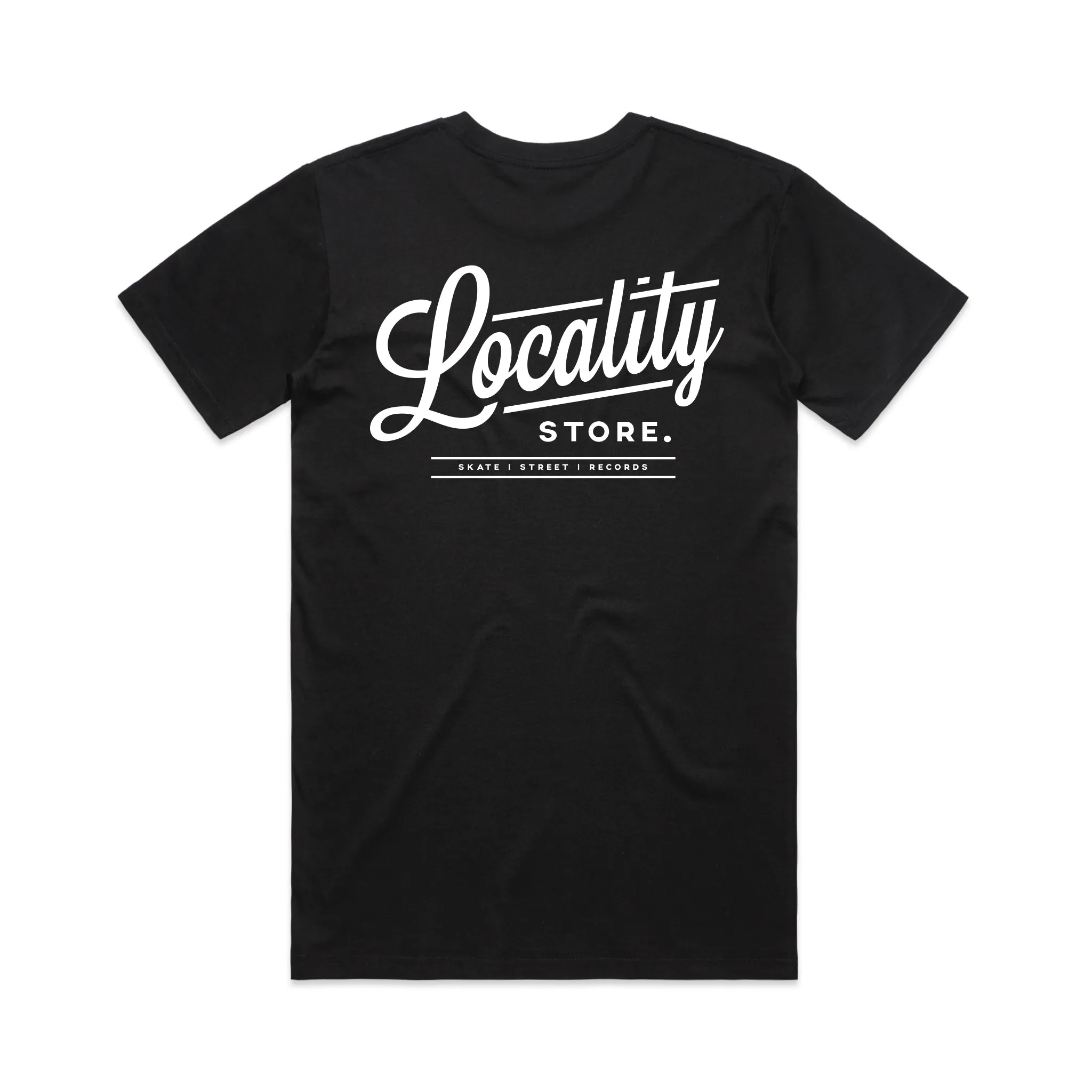 Locality Script Tee Black