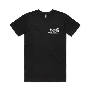 Locality Script Tee Black