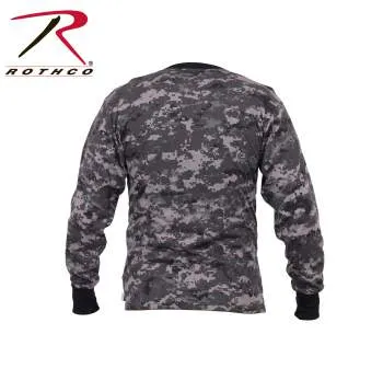 Long Sleeve Digital Camo T-Shirt