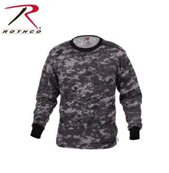 Long Sleeve Digital Camo T-Shirt