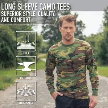 Long Sleeve Digital Camo T-Shirt