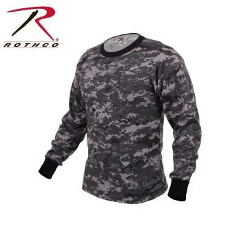 Long Sleeve Digital Camo T-Shirt