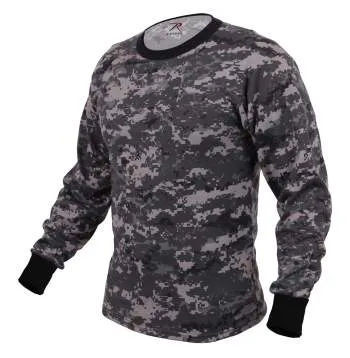 Long Sleeve Digital Camo T-Shirt