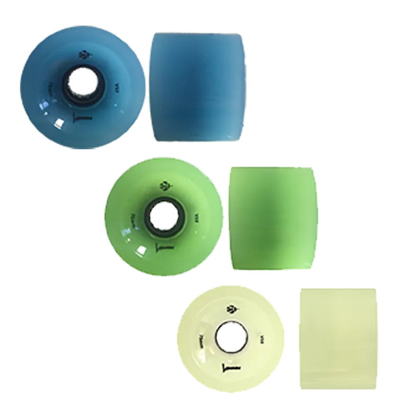 Luminous LONGBOARD Skateboard Wheels 65x37mm/85A - Set of 4