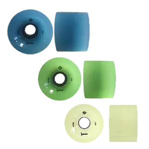 Luminous LONGBOARD Skateboard Wheels 65x37mm/85A - Set of 4