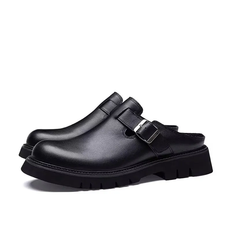 LuxeLeather Classic Slip On Shoes