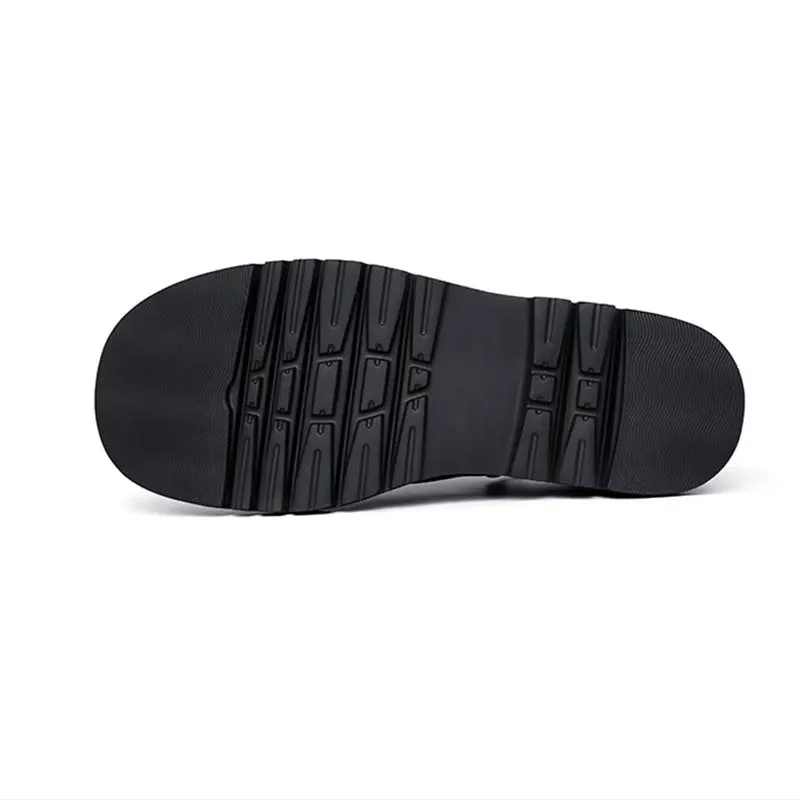 LuxeLeather Classic Slip On Shoes