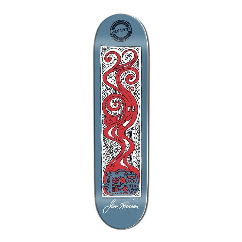 Madrid 8" x 31.75" Limited Edition Doodle Squig Street Skateboard Deck