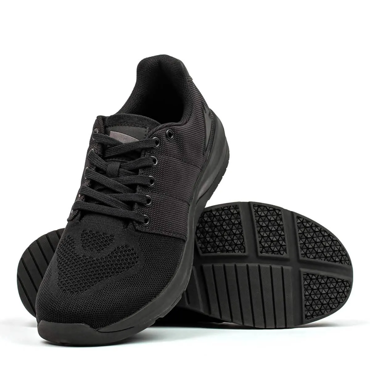 Men's Ballistic Trainers - Blackout w/ Black Reflective Spearhead