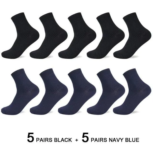 Men's Bamboo Compression Socks: Autumn Footwear Essentials