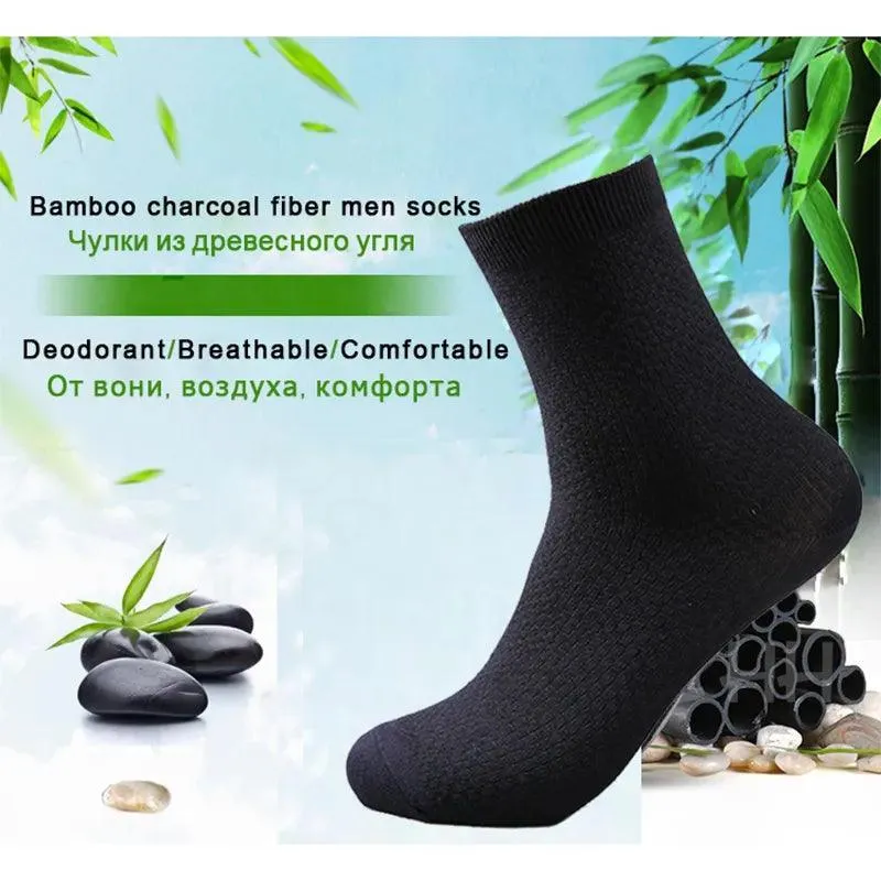 Men's Bamboo Compression Socks: Autumn Footwear Essentials