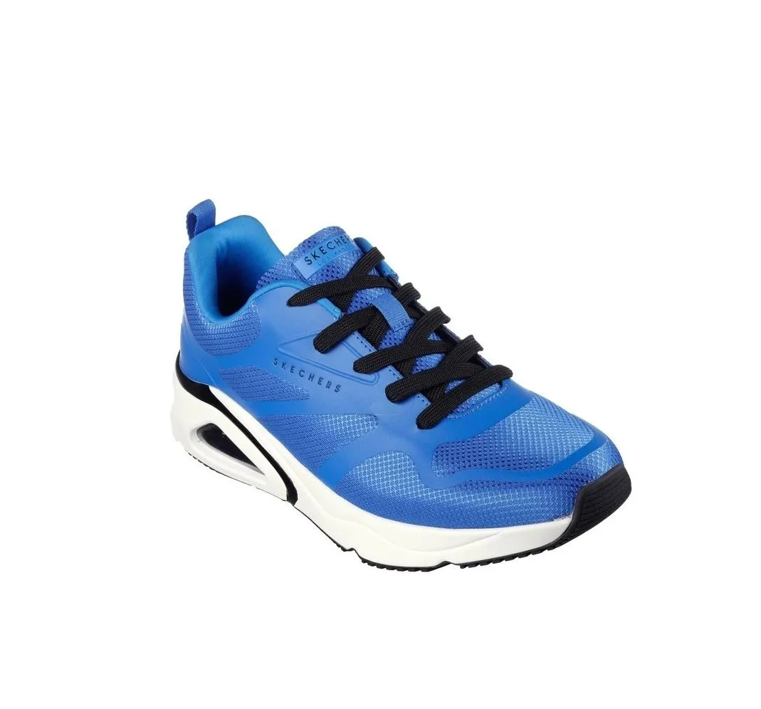 Mens Skechers Tres-Air Uno Modern Aff Air Sneaker Blue Shoes