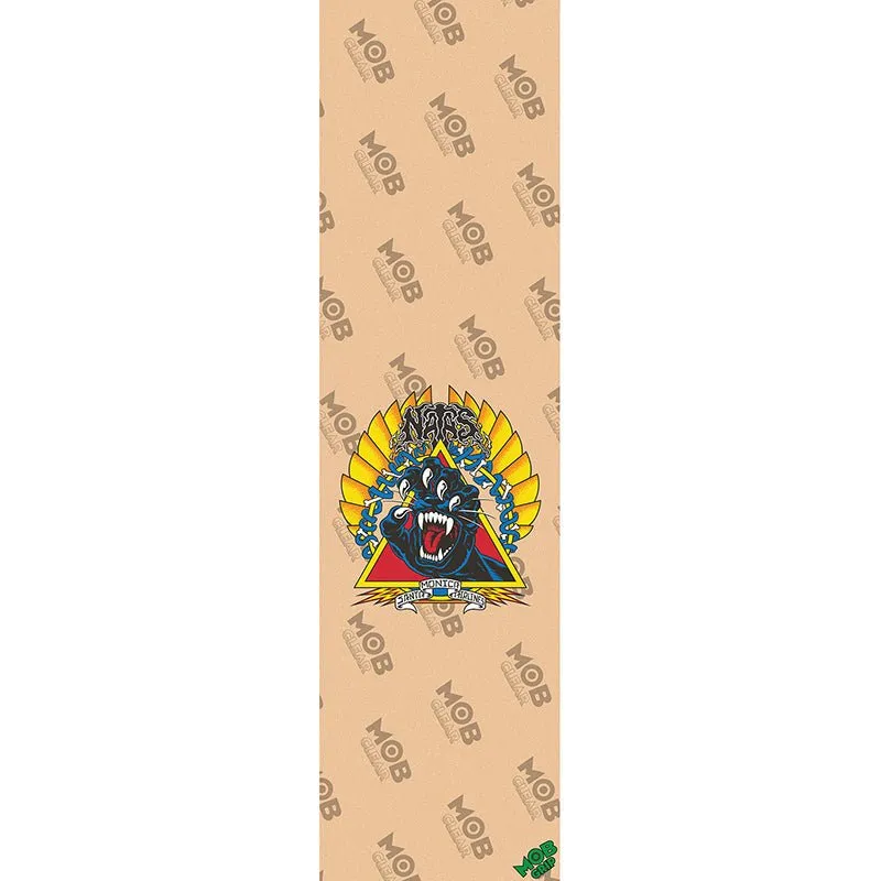 Mob Grip 9" x 33" Santa Cruz Natas Panther CLEAR Graphic Skateboard Grip Tape (#MG-B)