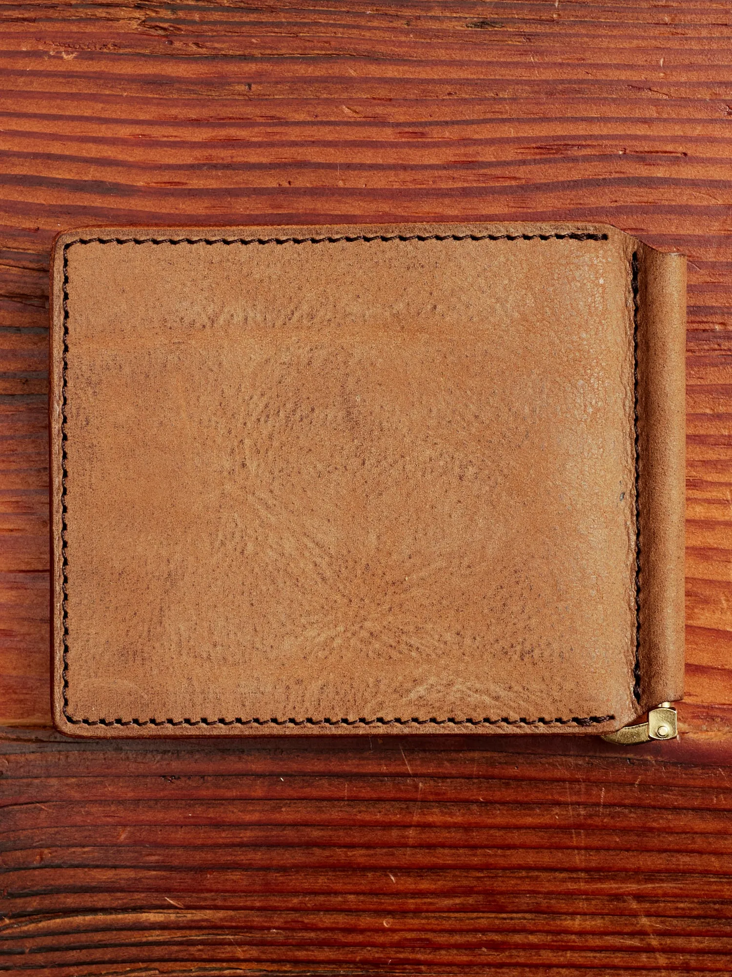 Money Clip Wallet in Choco