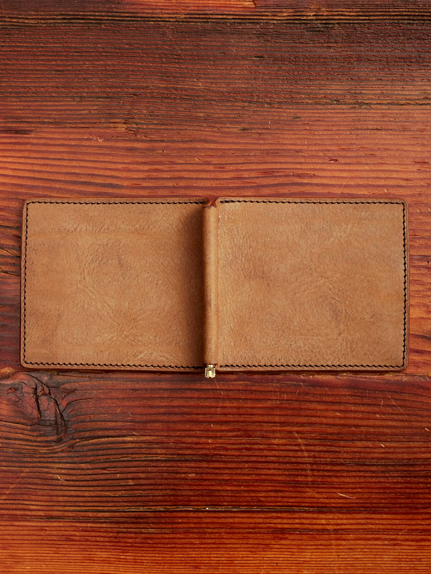 Money Clip Wallet in Choco