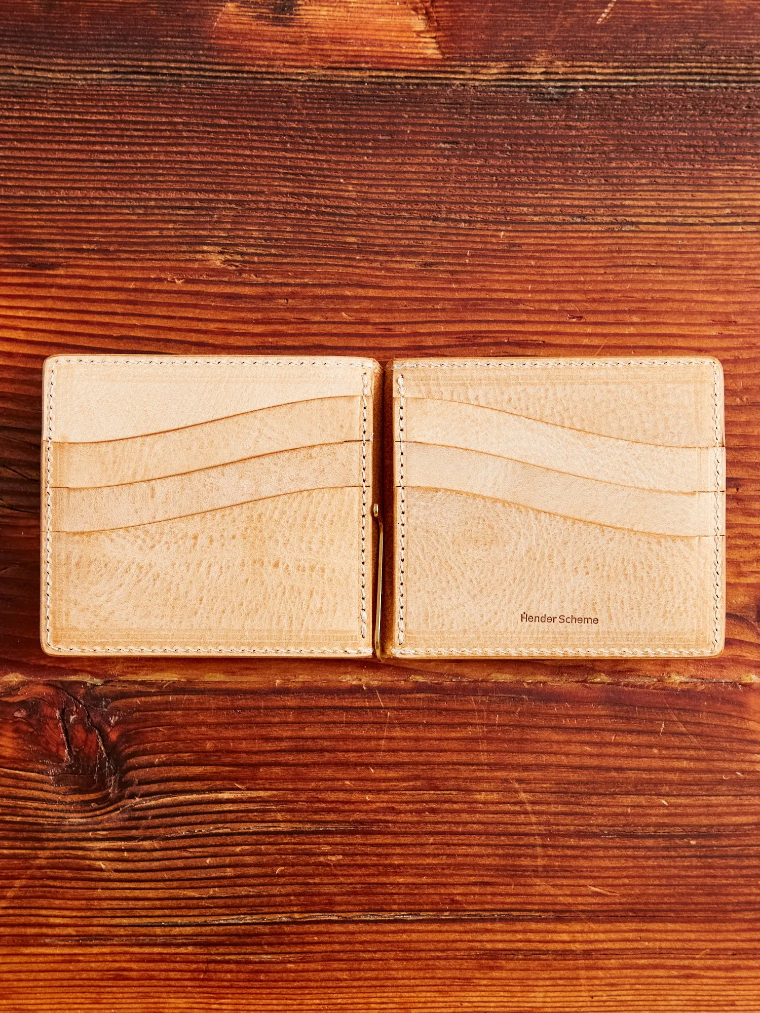 Money Clip Wallet in Natural