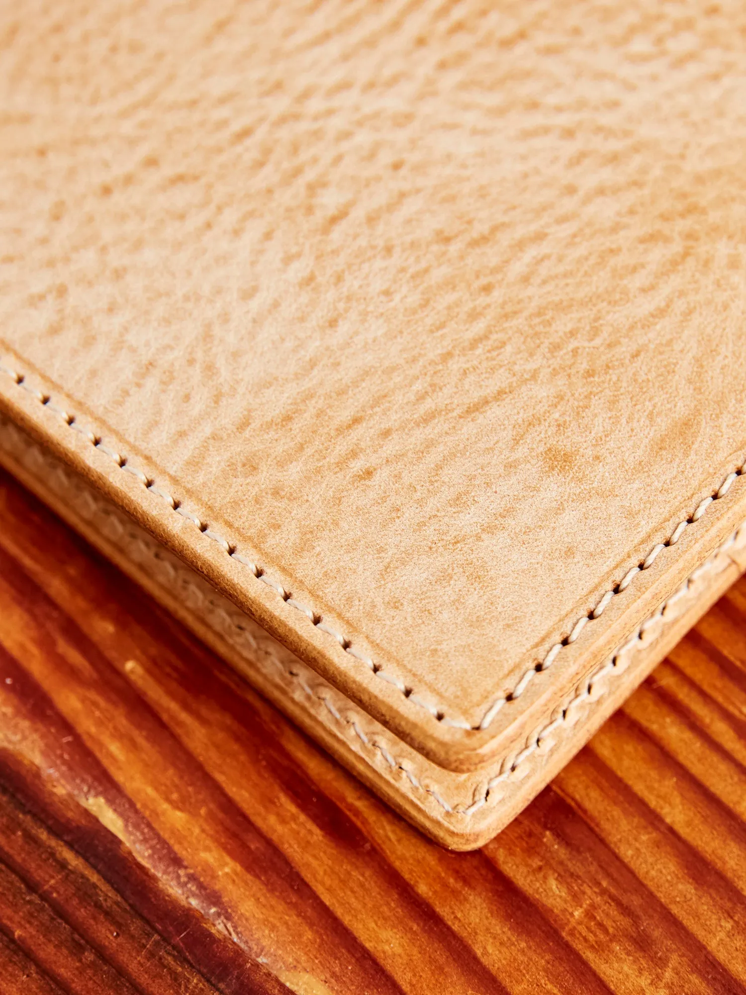 Money Clip Wallet in Natural