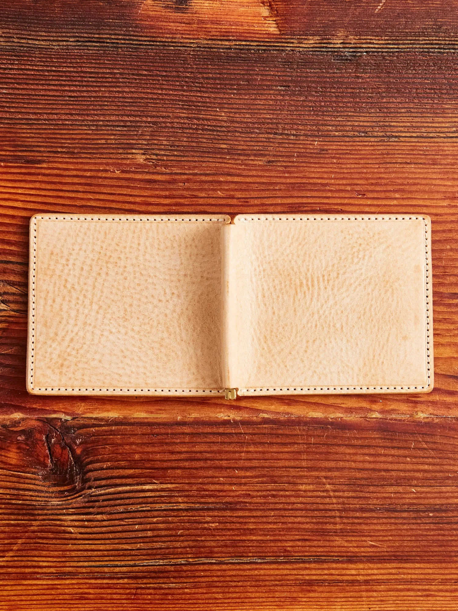 Money Clip Wallet in Natural