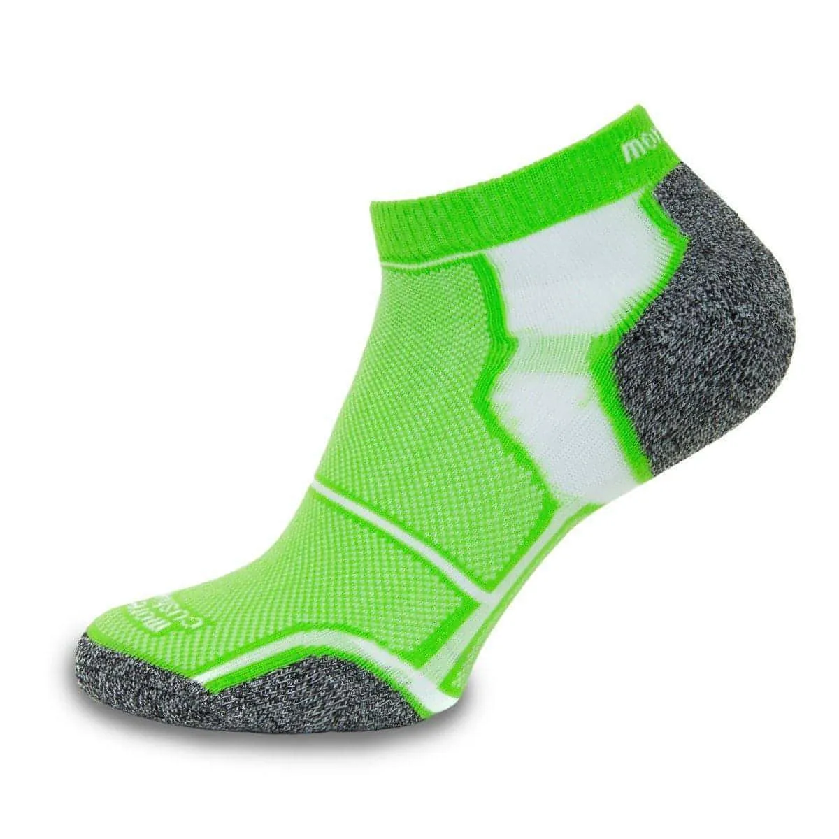 More Mile New York Cushioned Running Socks - Green