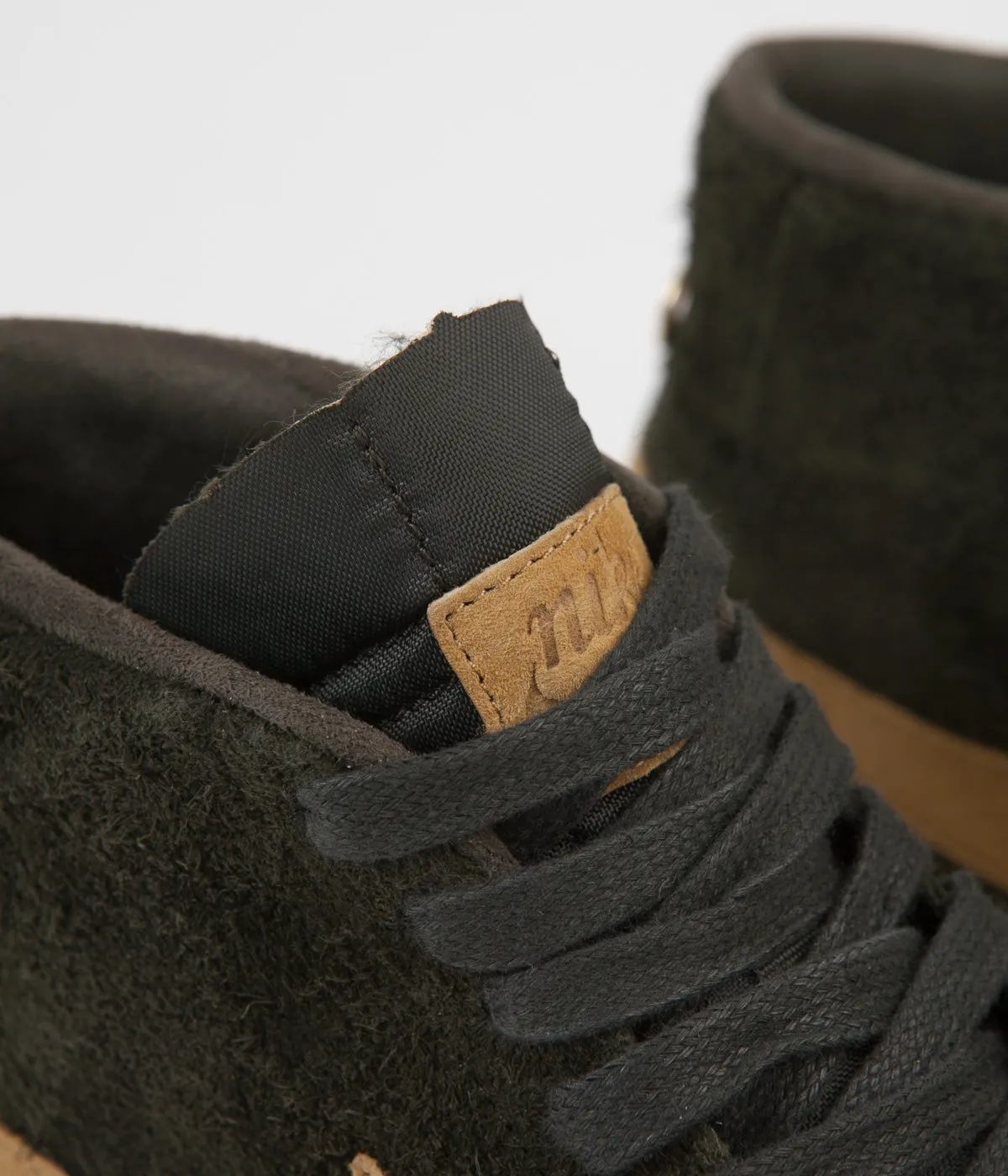 Nike SB Club 58 Blazer Mid QS Shoes - Sequoia / Flat Gold