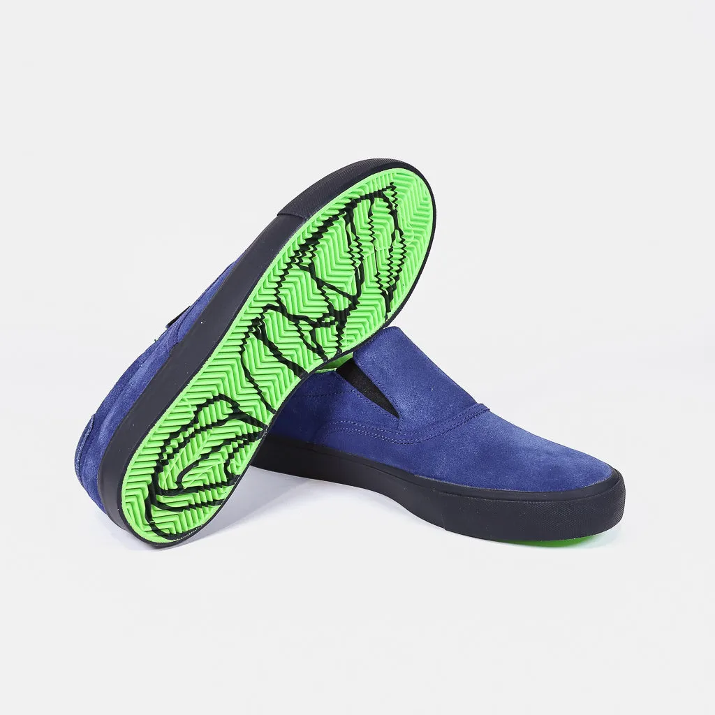 Nike SB - Leo Baker Verona Slip On Shoes - Blue Void / Black / Electric Green