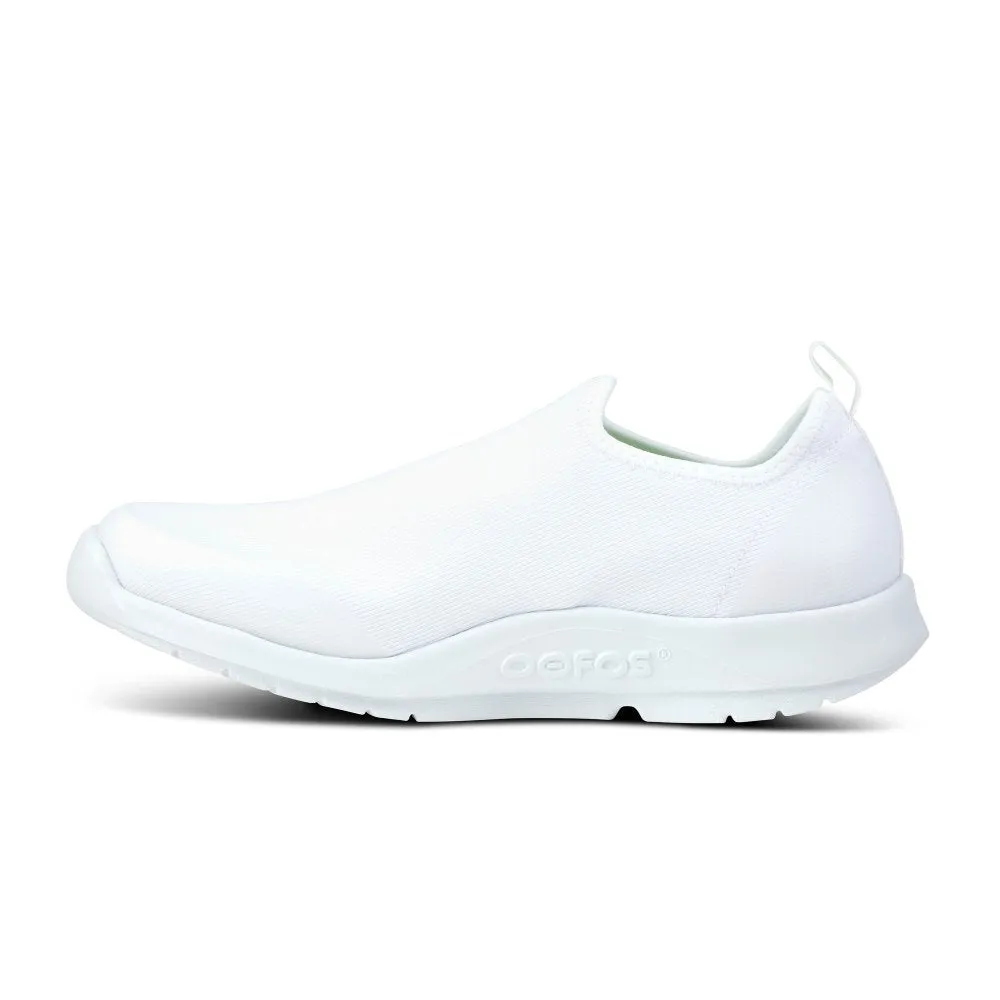 Oofos Women's OOmg Sport Low - White