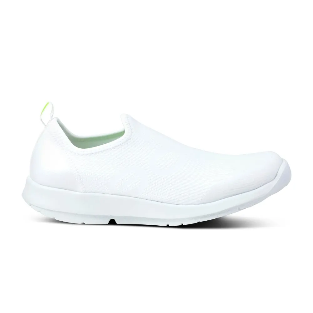 Oofos Women's OOmg Sport Low - White