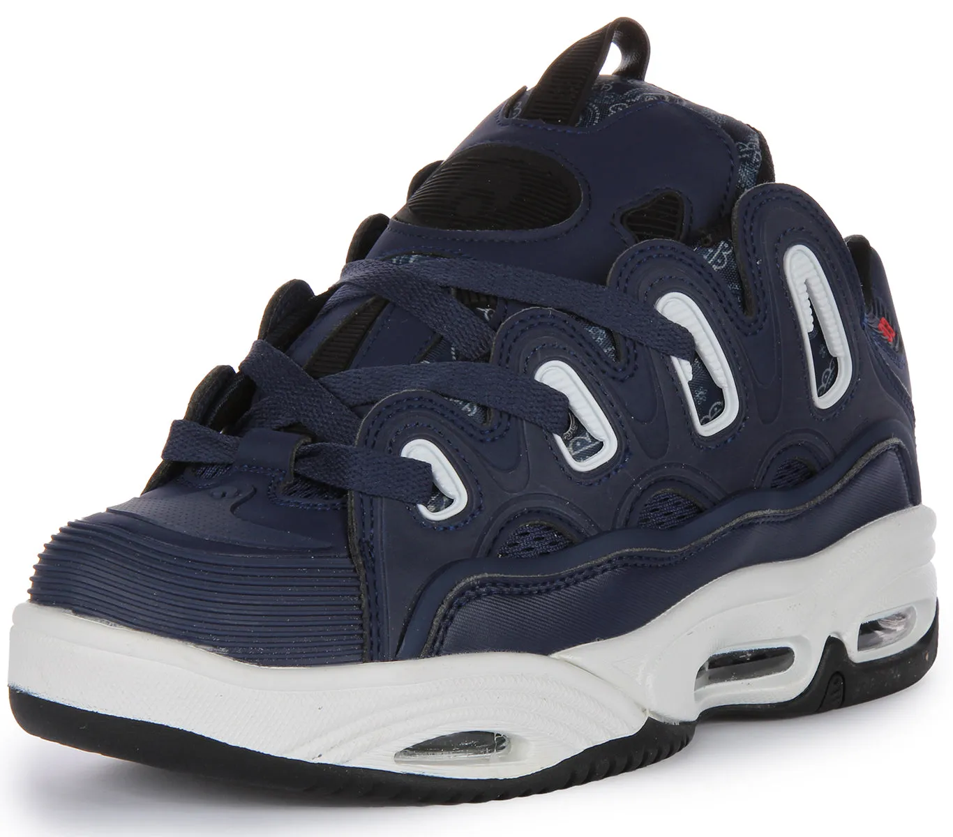 Osiris D3 2001 In Navy Red For Men