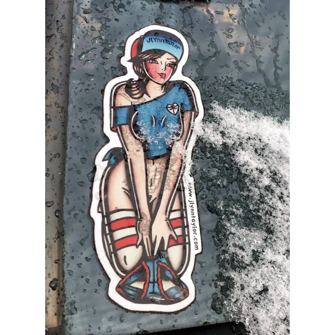 Panty Dropper Pinup Sticker