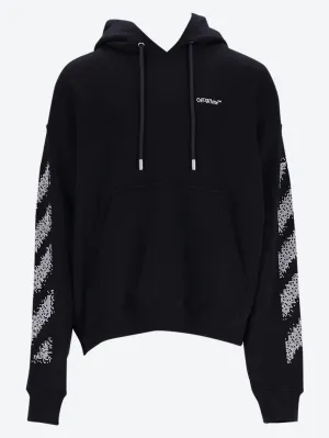 Pixel diag skate hoodie