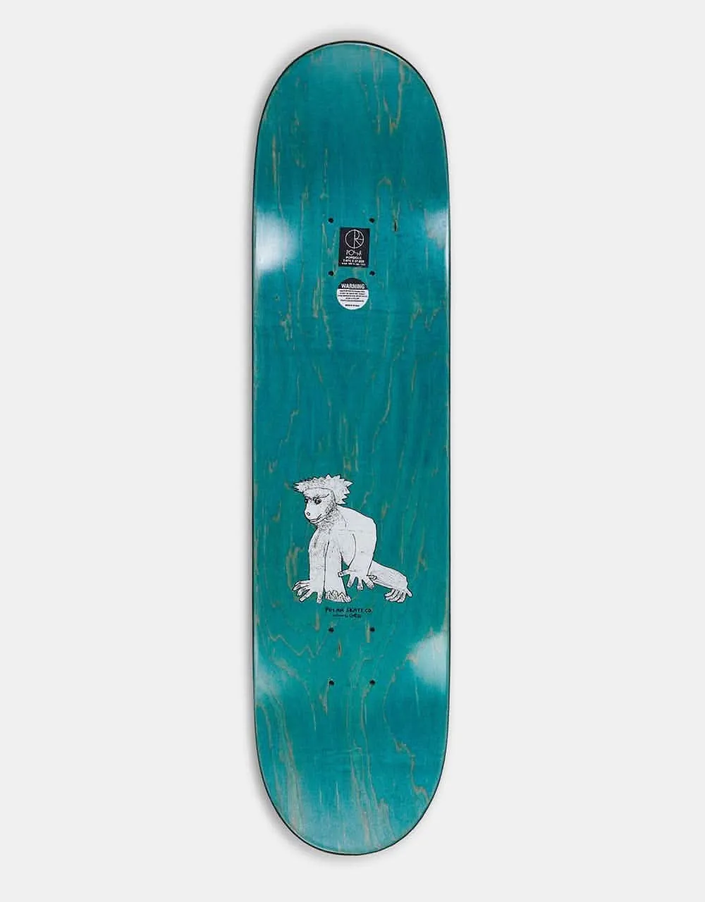 Polar Rosenberg Gorilla King Skateboard Deck - 7.875"