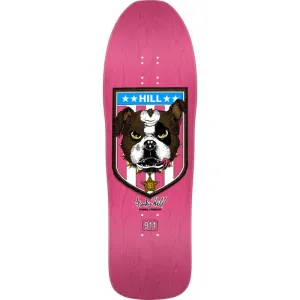 Powell Peralta 10" x 31.5" Frankie Hill Bull Dog Reissue Pink Stain Skateboard Deck