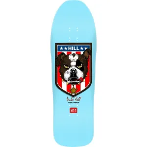 Powell Peralta 10" x 31" Frankie Hill Bulldog Light Blue Skateboard Deck