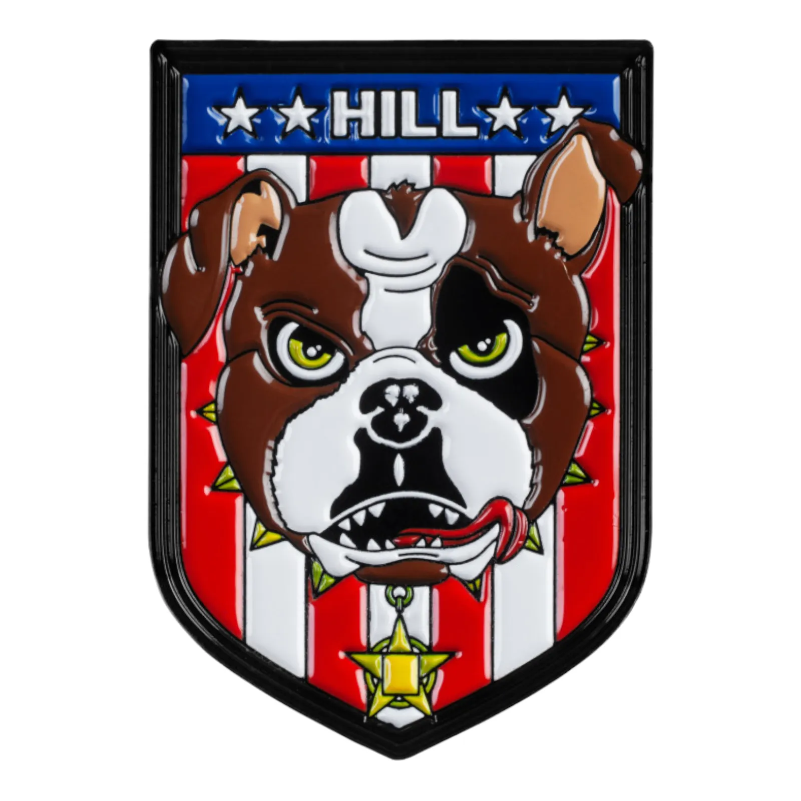 Powell Peralta Frankie Hill Bulldog Lapel Pin