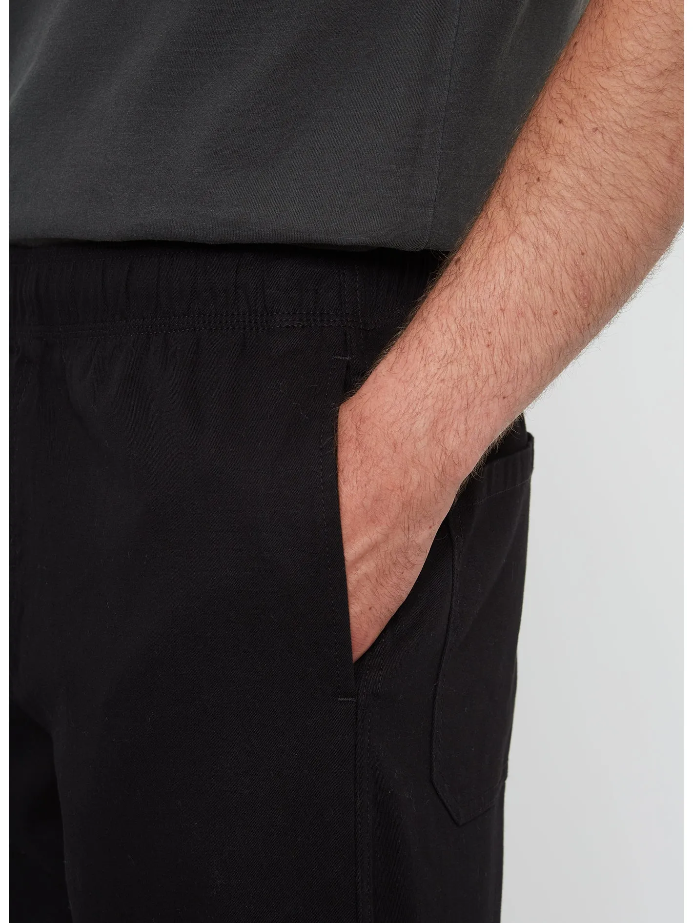 Psychstone Elastic Waist Pants - Black Combo