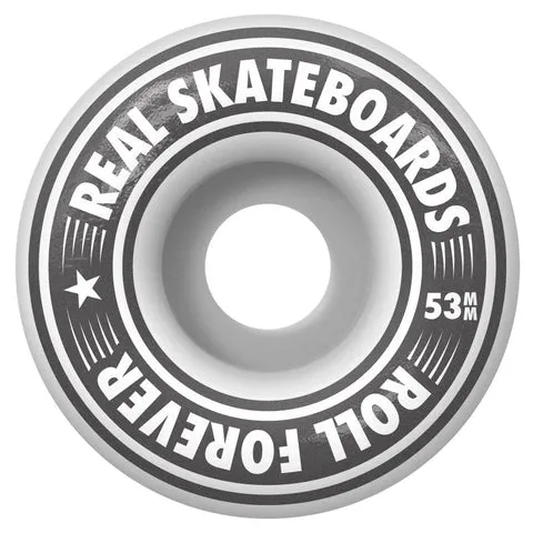 Real Stealth Ovals Mini 7.3 Complete Skateboard