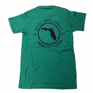 RELIEF FLORIDA TEE TEAL