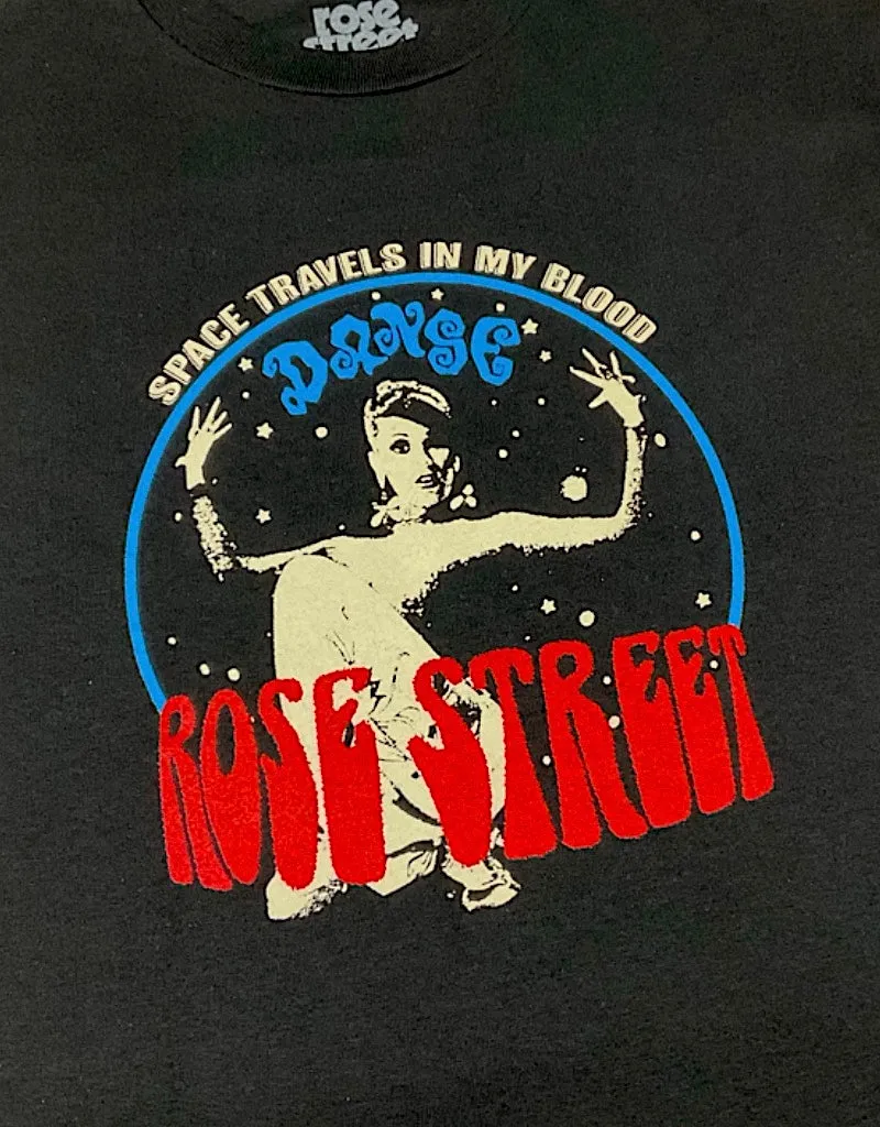 Rose Street x Danse Haus Space Travels Tee Black