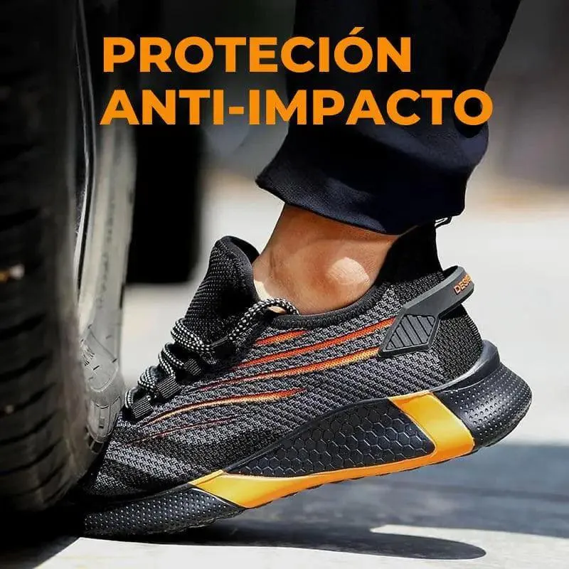 SAFE-IN - Fashion and Industrial Security Shoes with Cap for Men