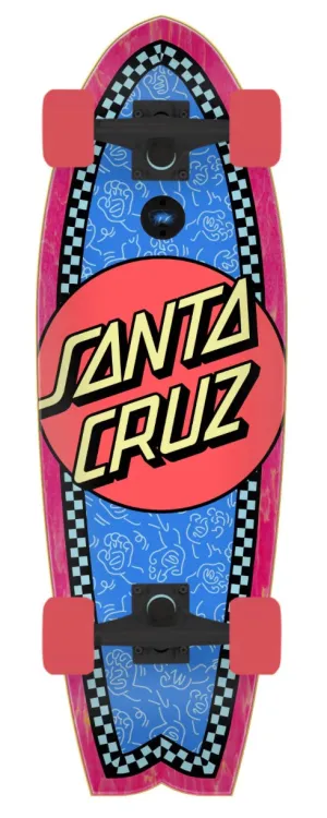 Santa Cruz 8.81" Contour Hand Repeat Dot Shark Cruiser