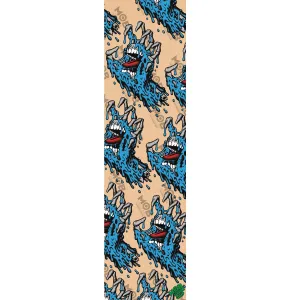 Santa Cruz MOB Melting Hand Single Sheet Griptape - 9"x33" Clear