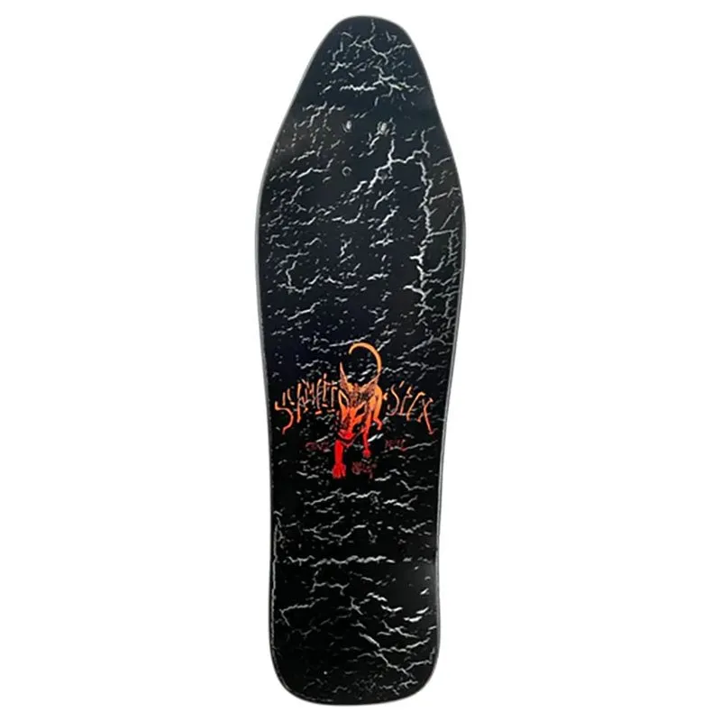 Schmitt Stix 10" x 31.875" CRACKLE  Chris Miller Dog Large Limited Skateboard Deck