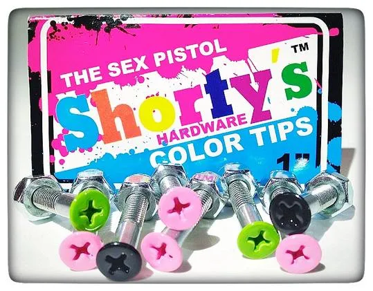 Shorty's Color Phillips Head Hardware 1" ( Multiple Styles)