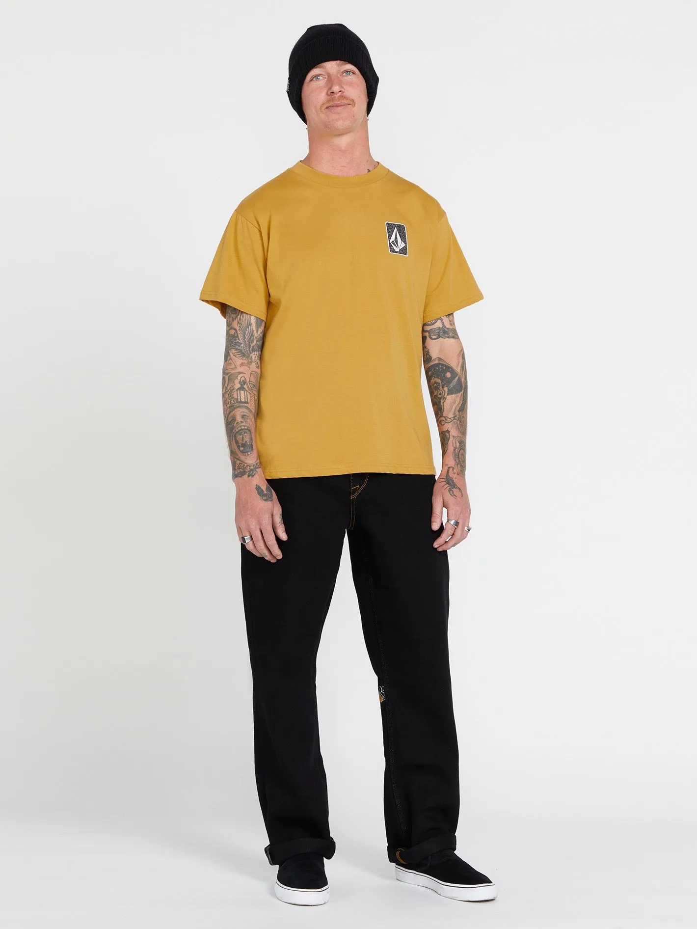 Skate Vitals Originator Short Sleeve Tee - Mustard