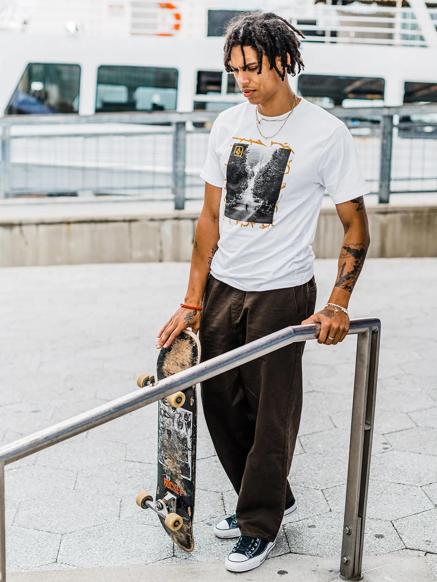 Skate Vitals Short Sleeve Tee - White