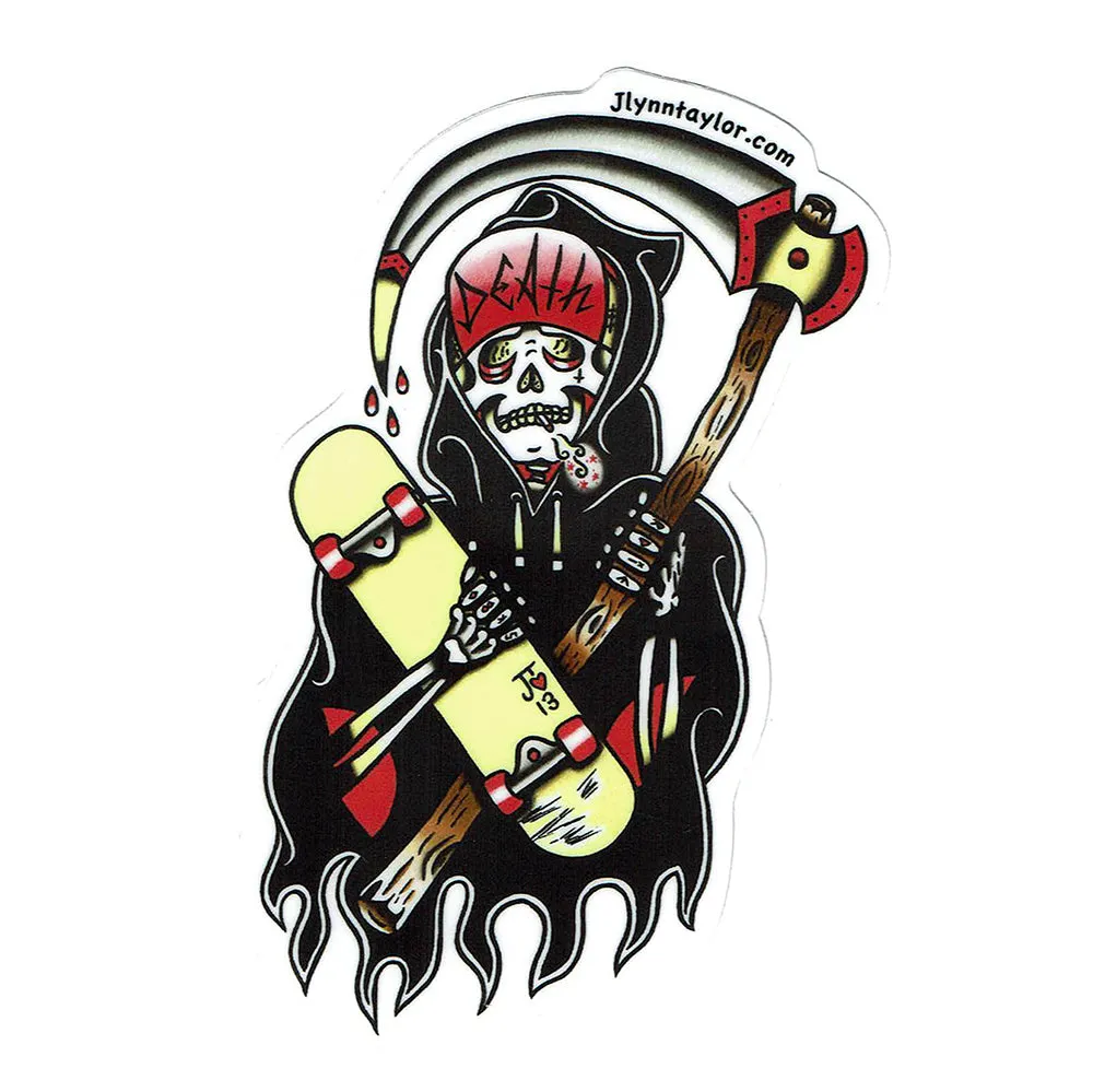 Skateboard Reaper Sticker