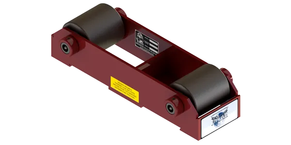 Slim Straight Line Skate HST-5 | 2.5 Ton Capacity - Steel Rollers