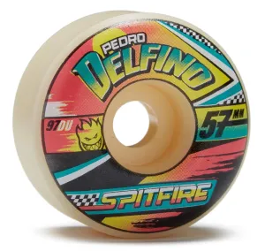 SPITFIRE FORMULA FOUR 97A Pedro Delfino Turbo Radial 57mm Skateboard Wheels